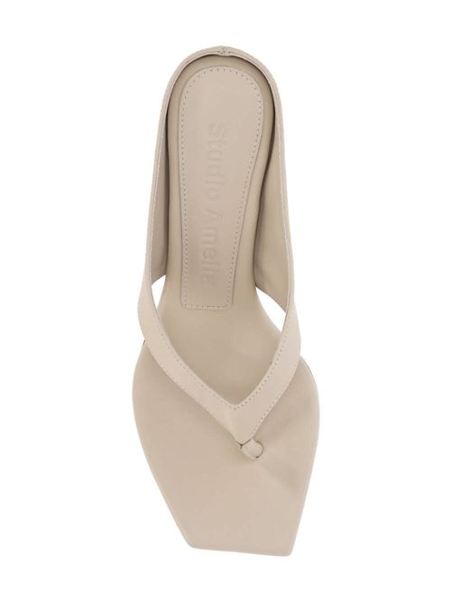 Sand beige sandal STUDIO AMELIA | F738CFCSTN